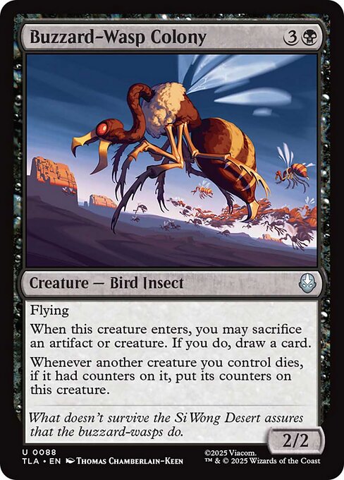 Buzzard-Wasp Colony - 88 Foil - MTG: Avatar The Last Airbender (TLA)