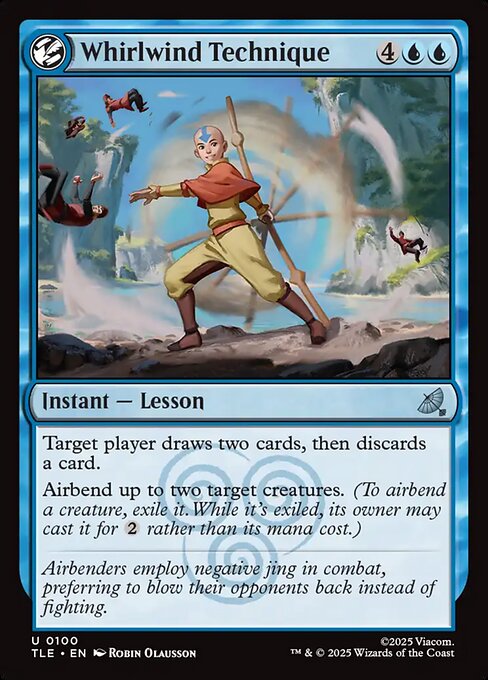 Whirlwind Technique - 100 Foil - MTG: Avatar Eternal (TLE)