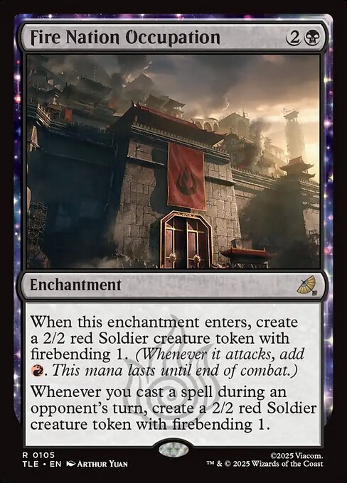 Fire Nation Occupation - 105 Foil - MTG: Avatar Eternal (TLE)