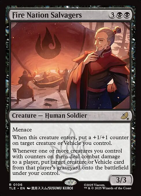 Fire Nation Salvagers - 106 Foil - MTG: Avatar Eternal (TLE)