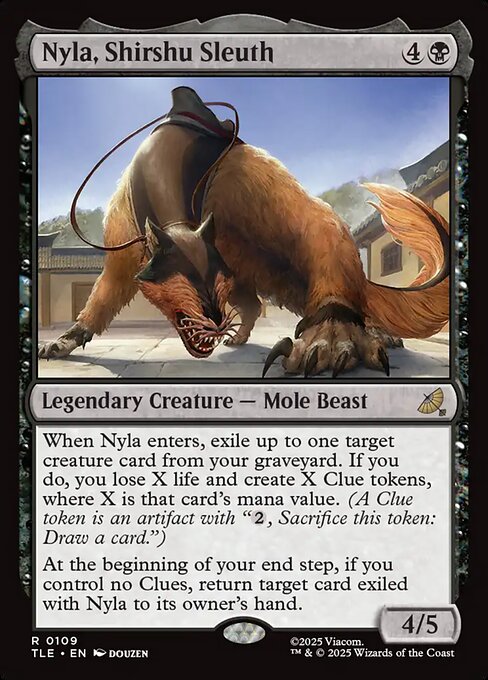 Nyla, Shirshu Sleuth - 109 Foil - MTG: Avatar Eternal (TLE)