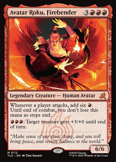 Avatar Roku, Firebender - 112 Foil - MTG: Avatar Eternal (TLE)