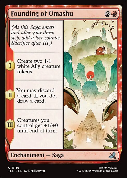 Founding of Omashu - 116 Foil - MTG: Avatar Eternal (TLE)