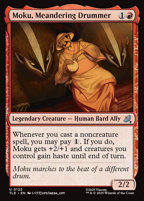 Moku, Meandering Drummer - 122 Foil - MTG: Avatar Eternal (TLE)