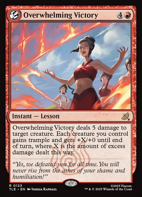 Overwhelming Victory - 123 Foil - MTG: Avatar Eternal (TLE)