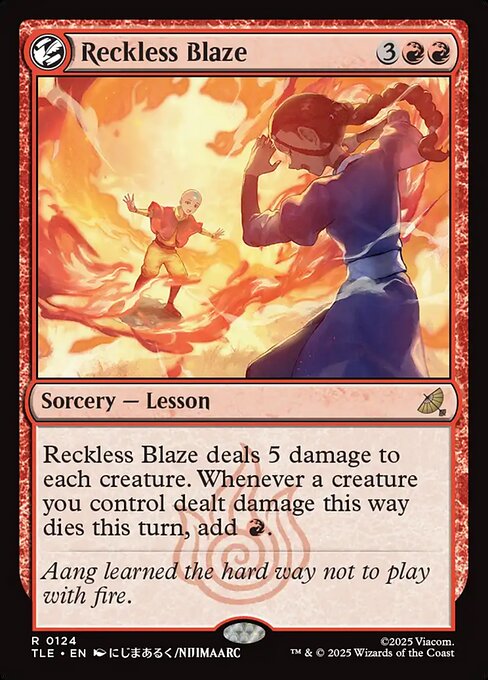 Reckless Blaze - 124 Foil - MTG: Avatar Eternal (TLE)