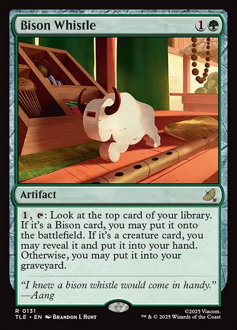 Bison Whistle - 131 Foil - MTG: Avatar Eternal (TLE)