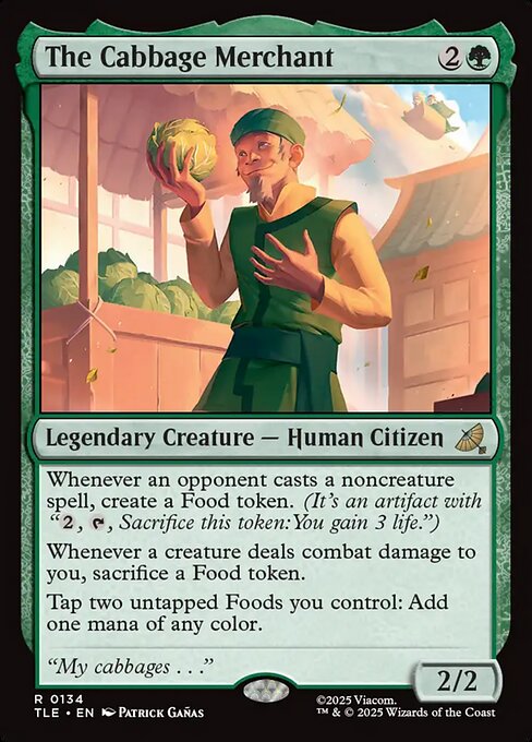 The Cabbage Merchant - 134 Foil - MTG: Avatar Eternal (TLE)