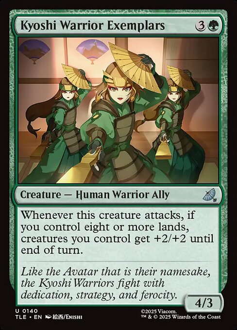 Kyoshi Warrior Exemplars - 140 Foil - MTG: Avatar Eternal (TLE)
