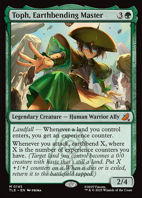 Toph, Earthbending Master - 145 - MTG: Avatar Eternal (TLE) PCL