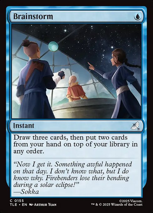 Brainstorm - 155 Foil - MTG: Avatar Eternal (TLE)