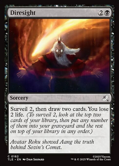 Diresight - 162 Foil - MTG: Avatar Eternal (TLE)