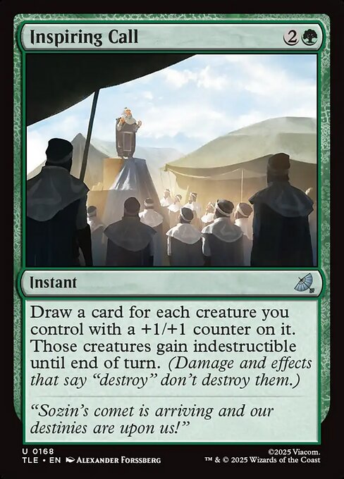 Inspiring Call - 168 - MTG: Avatar Eternal (TLE)