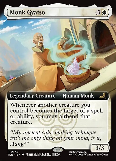 Monk Gyatso - 173 Extended Art Foil - MTG: Avatar Eternal (TLE)