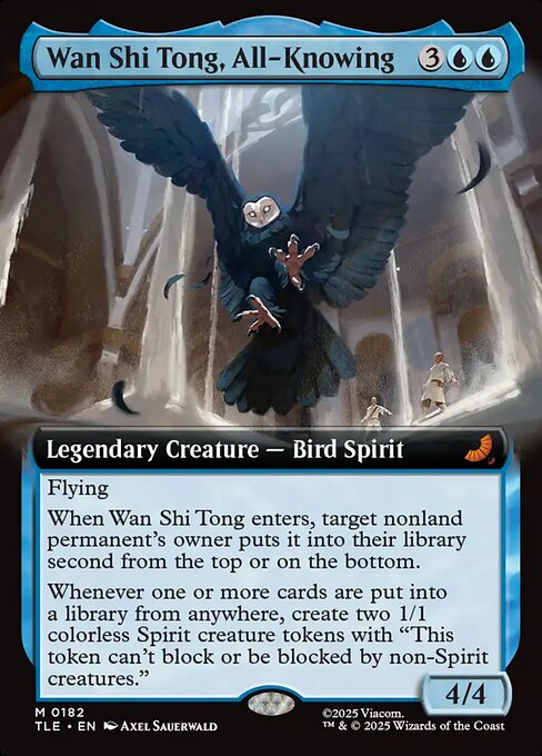 Wan Shi Tong, All-Knowing - 182 Extended Art Foil - MTG: Avatar Eternal (TLE)