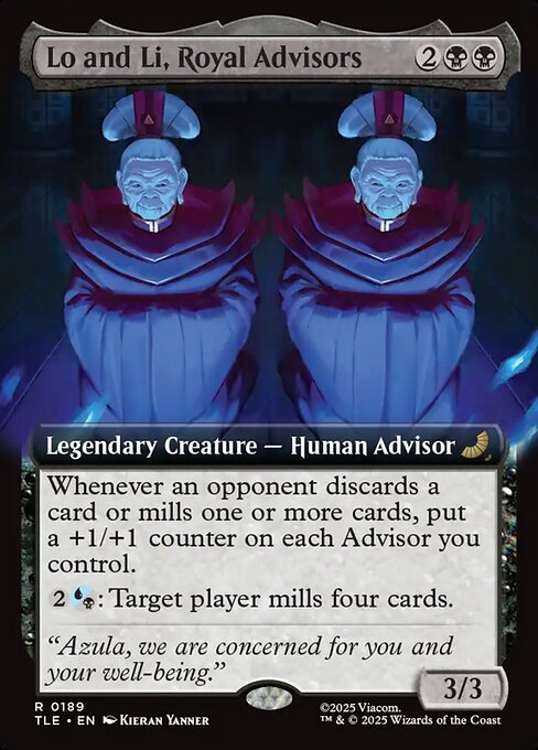 Lo and Li, Royal Advisors - 189 Extended Art - MTG: Avatar Eternal (TLE)