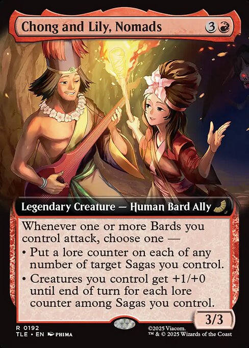 Chong and Lily, Nomads - 192 Extended Art - MTG: Avatar Eternal (TLE)