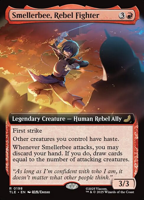 Smellerbee, Rebel Fighter - 198 Extended Art - MTG: Avatar Eternal (TLE)