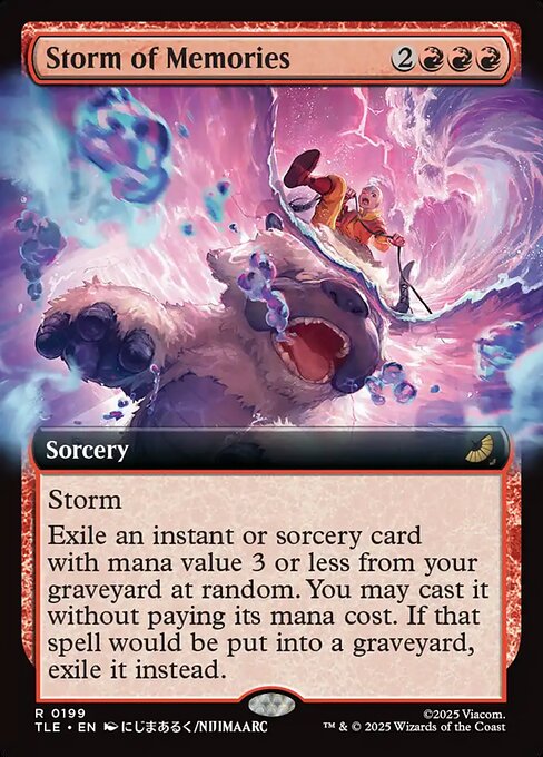 Storm of Memories - 199 Extended Art Foil - MTG: Avatar Eternal (TLE)