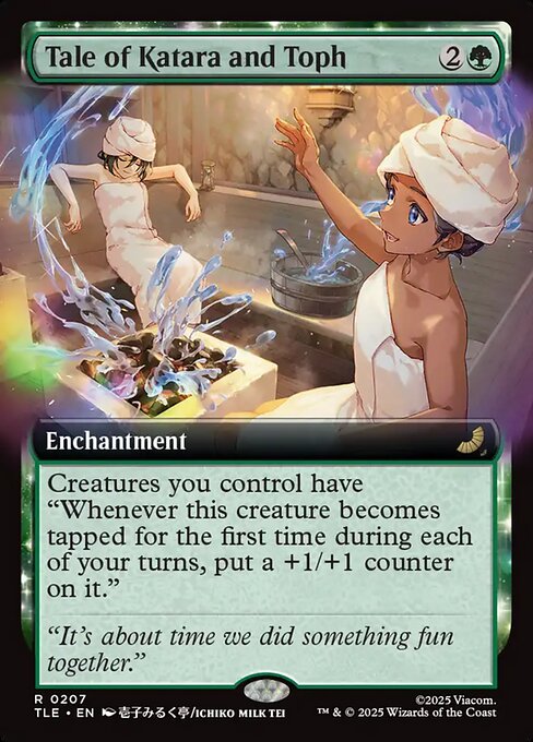 Tale of Katara and Toph - 207 Extended Art - MTG: Avatar Eternal (TLE)
