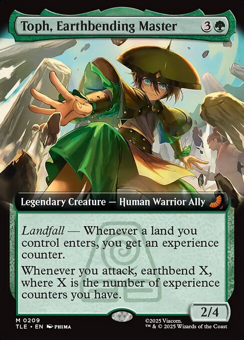 Toph, Earthbending Master - 209 Extended Art Foil - MTG: Avatar Eternal (TLE)
