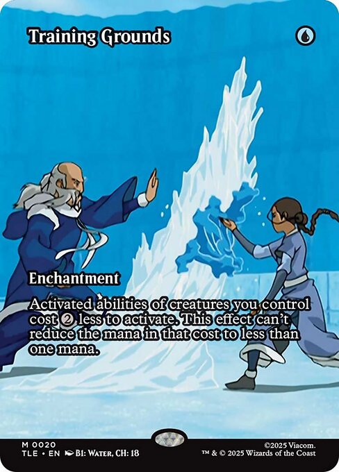 Training Grounds - 20 Borderless - MTG: Avatar Eternal (TLE)