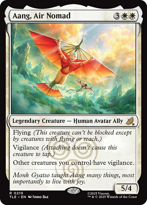 Aang, Air Nomad - 210 Foil - MTG: Avatar Eternal (TLE)