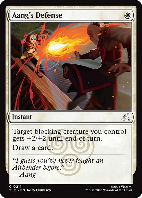 Aang's Defense - 211 Foil - MTG: Avatar Eternal (TLE)