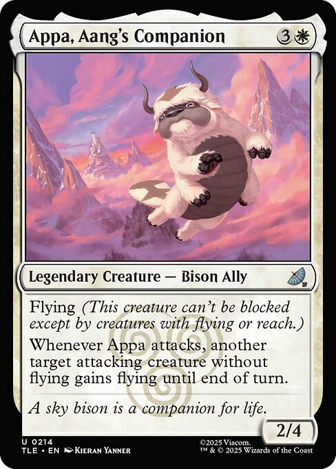 Appa, Aang's Companion - 214 Foil - MTG: Avatar Eternal (TLE)