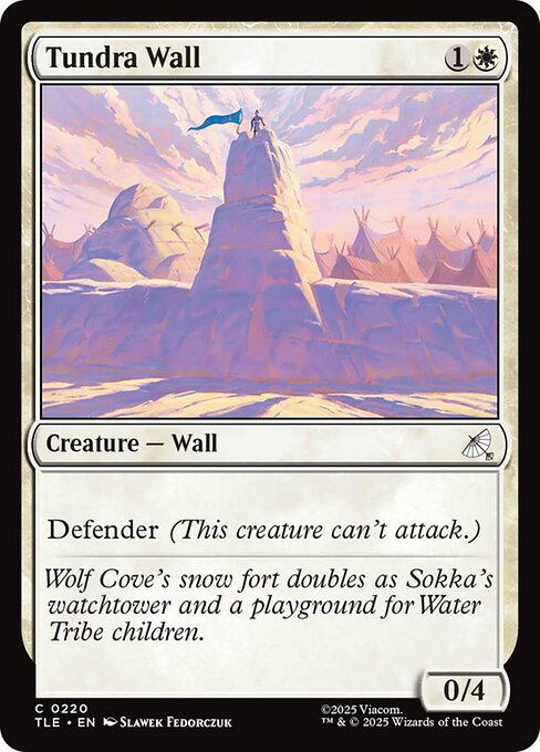 Tundra Wall - 220 Foil - MTG: Avatar Eternal (TLE)