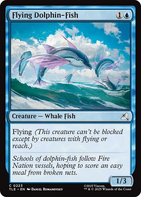 Flying Dolphin-Fish - 223 Foil - MTG: Avatar Eternal (TLE)