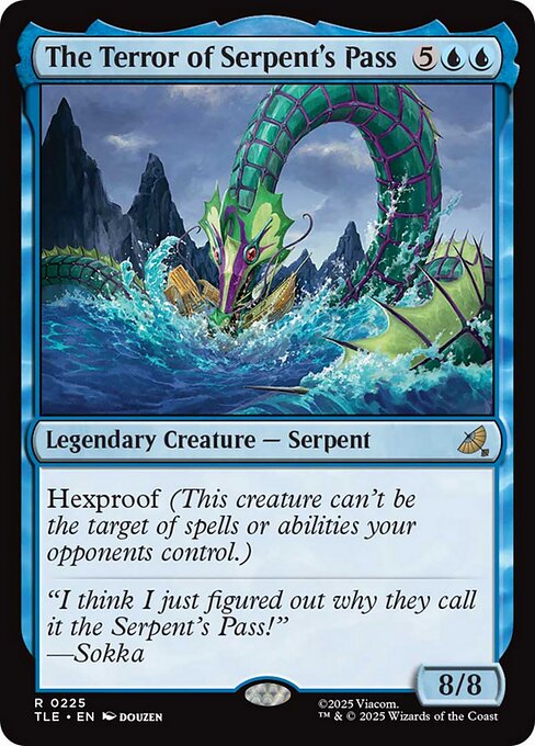 The Terror of Serpent's Pass - 225 Foil - MTG: Avatar Eternal (TLE)