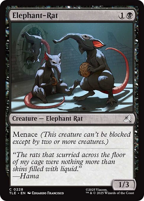 Elephant-Rat - 228 Foil - MTG: Avatar Eternal (TLE)