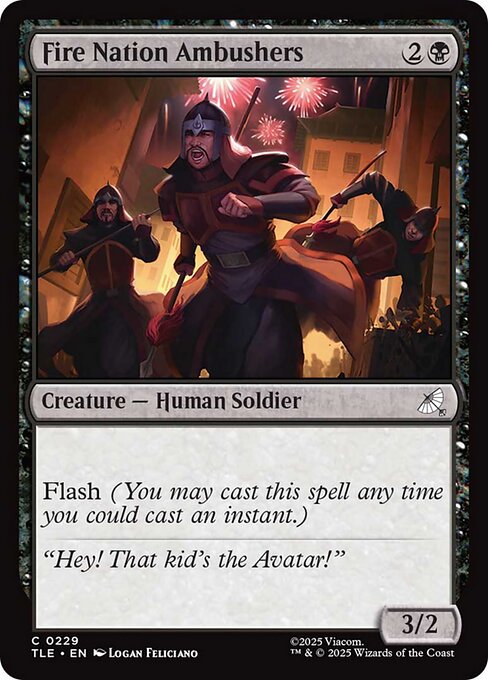 Fire Nation Ambushers - 229 - MTG: Avatar Eternal (TLE)