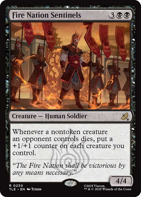 Fire Nation Sentinels - 230 - MTG: Avatar Eternal (TLE)