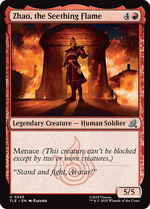 Zhao, the Seething Flame - 245 Foil - MTG: Avatar Eternal (TLE)