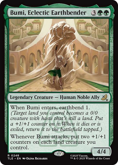 Bumi, Eclectic Earthbender - 248 Foil - MTG: Avatar Eternal (TLE)