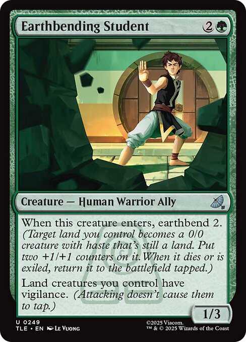 Earthbending Student - 249 Foil - MTG: Avatar Eternal (TLE)