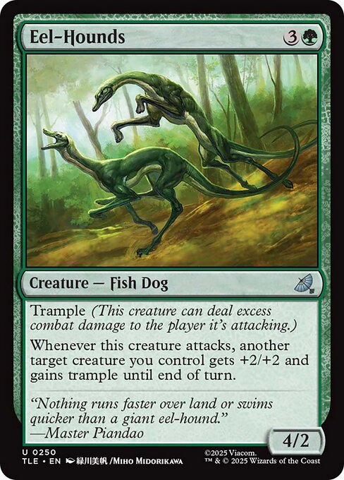 Eel-Hounds - 250 Foil - MTG: Avatar Eternal (TLE)