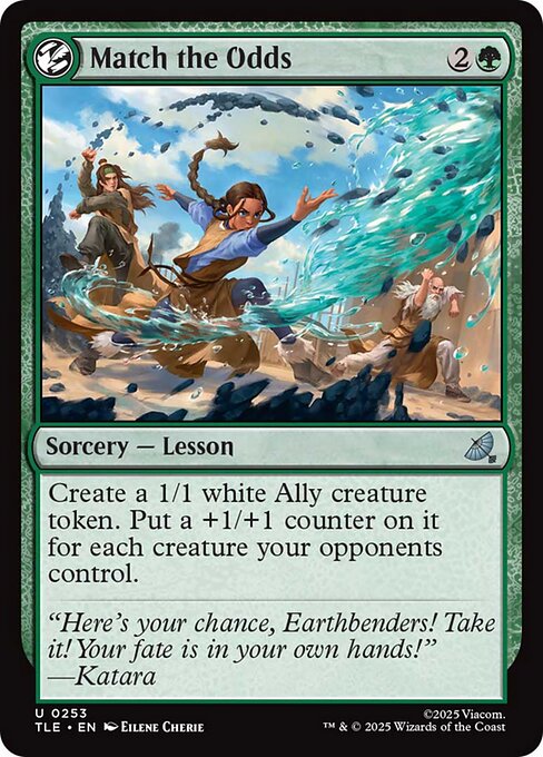 Match the Odds - 253 Foil - MTG: Avatar Eternal (TLE)
