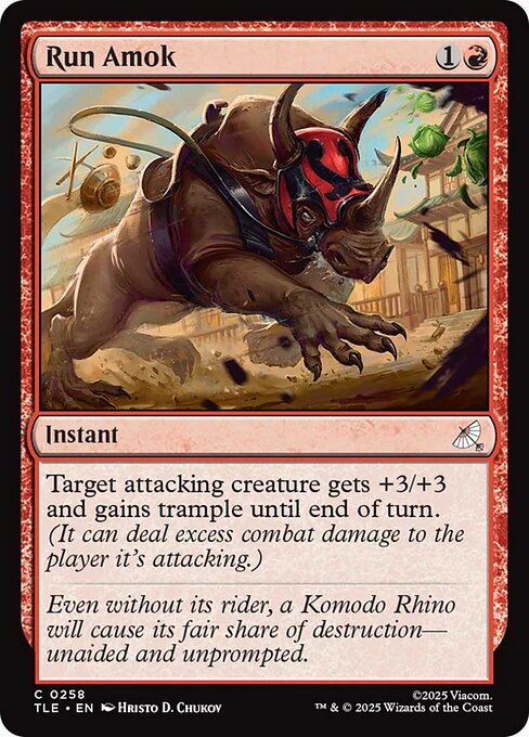 Run Amok - 258 Foil - MTG: Avatar Eternal (TLE)