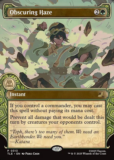 Obscuring Haze - 313 Showcase - MTG: Avatar Eternal (TLE)