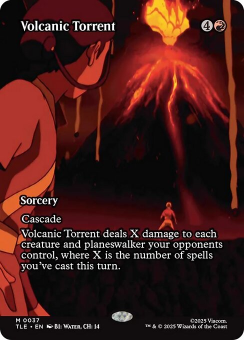 Volcanic Torrent - 37 Borderless - MTG: Avatar Eternal (TLE)