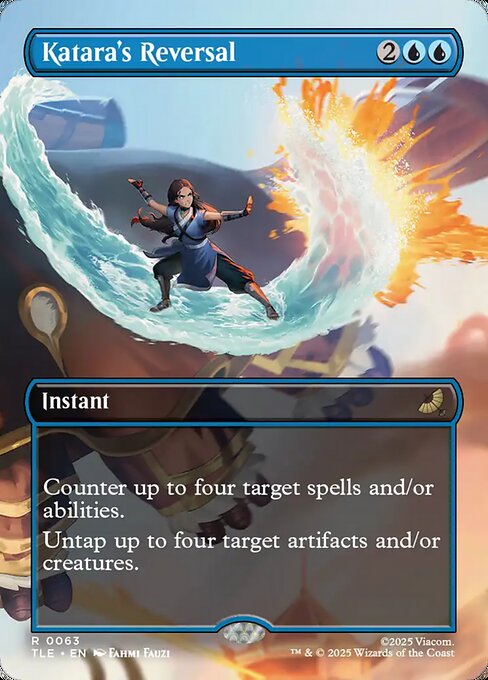 Katara's Reversal - 63 Borderless - MTG: Avatar Eternal (TLE)