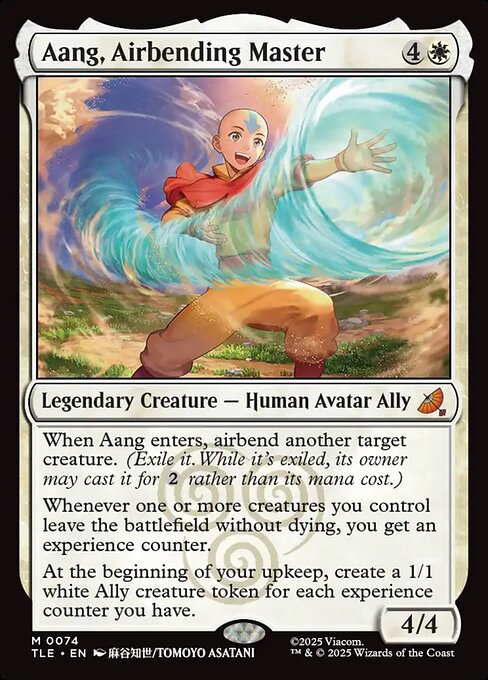 Aang, Airbending Master - 74 Foil - MTG: Avatar Eternal (TLE)