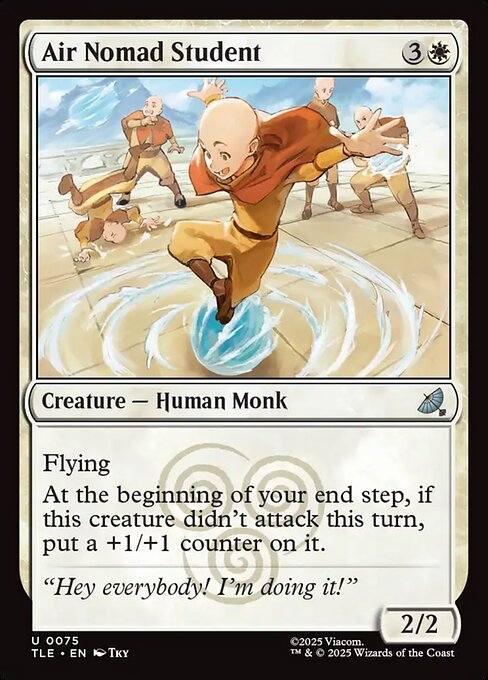 Air Nomad Student - 75 Foil - MTG: Avatar Eternal (TLE)