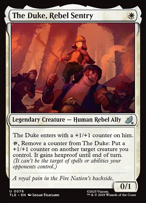The Duke, Rebel Sentry - 76 Foil - MTG: Avatar Eternal (TLE)