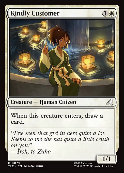 Kindly Customer - 79 Foil - MTG: Avatar Eternal (TLE)