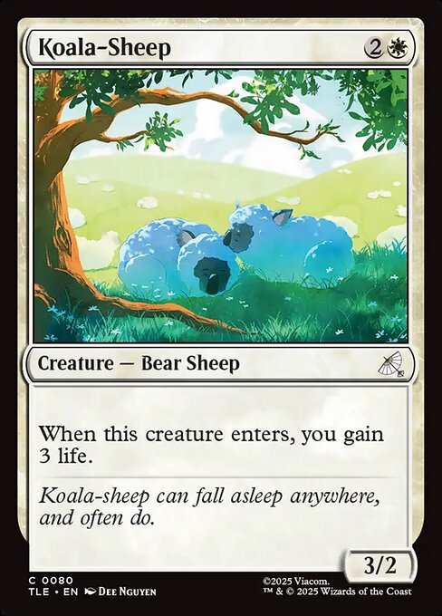 Koala-Sheep - 80 Foil - MTG: Avatar Eternal (TLE)