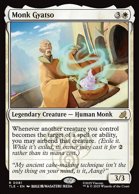 Monk Gyatso - 81 Foil - MTG: Avatar Eternal (TLE)